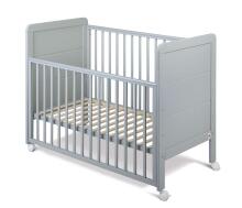 YappyKids Modern Art.108179 Light Grey Bērnu koka gultiņa