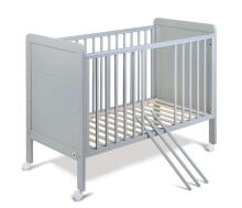 YappyKids Modern Art.108179 Light Grey Bērnu koka gultiņa
