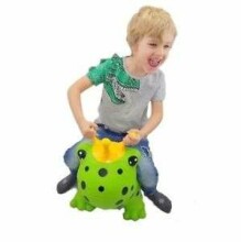 „Jumpy Hopping Frog“ gaminys. GT69322 žalias žaislas, skirtas šokinėti ir išlaikyti pusiausvyrą