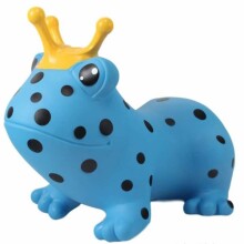 „Jumpy Hopping Frog“ gaminys. GT69344 mėlynas žaislas, skirtas šokinėti ir išlaikyti pusiausvyrą