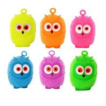 Fluffy Owl Art.GT65032  Игрушка резиновая со световыми эффектами