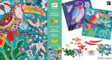 Djeco  Art.DJ09521 Vizuļojošās  bildes  –Ekstravagantie  putni