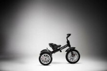 Bentley Trike Art.BN1O Onyx Black  Детский трехколесный интерактивный велосипед c надувными колёсами, ручкой управления и крышей