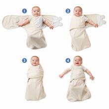Summer Infant Art.57846 Swaddle Me Stary Skies Kokvilnas ietināšanas autiņš no 3,2 kg līdz 6,4 kg,2 gab