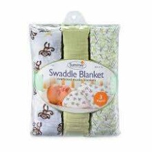 Summer Infant Art.56186 Swaddle Me Muslin Blankets хлопок подгузник комплект (2 шт.)