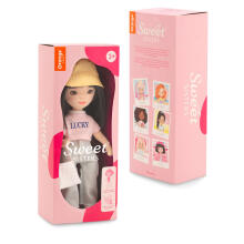 Orange Toys Sweet Sisters Lilu in Wide Jeans Art.SS04-22 Mīkstā rotaļlieta Lelle Lilu zaļā džemperītī (32cm)