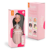 Orange Toys Sweet Sisters Tina in a Pink Dress with Sequins Art.SS05-05 Мягкая игрушка кукла TINA в розовом платье с пайетками (32 см)