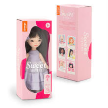 Orange Toys Sweet Sisters Lilu in a Purple Dress Art.SS04 -04 Mīkstā rotaļlieta Lelle Lilu violetā kleitā (32cm)