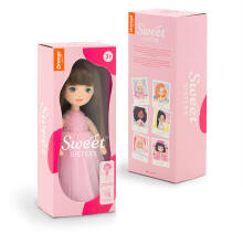 Orange Toys Sweet Sisters Sophie in a Pink Dress with Roses Art.SS03-03 Мягкая игрушка кукла SOPHIE в розовом платье с розочками (32см)