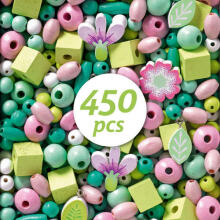 Djeco Beads Sets Art.DJ09808 Набор деревянного бисера