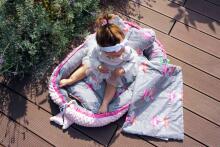 La bebe™ Babynest Set  Art.109007  Комплект гнездышко – кокон,одеялко,подушка