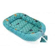 La Bebe™ Minky Babynest Set Art.109008 Fox Komplekts ligzdiņa - kokons,spilvens,plediņš