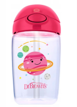 Dr.Browns  Straw Cup Art.TC21014-INTL Krūzīte ar  salmiņu no 12 mēnešu vecuma, 350 ml