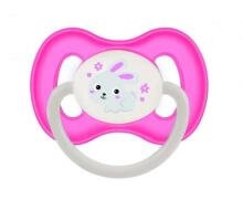 Mānekli  BUNNY&Co  lateksa apaļas formas 0-6 m, Canpol 23/277 pink