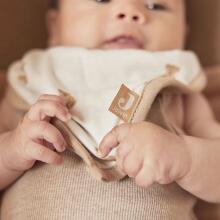 Jollein Bandana Bib GOTS Art.029-867-66095 Teddy Bear - Lacīte / Priekšautiņš / auduma lakatiņš (2 gb.)