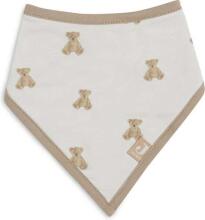 Jollein Bandana Bib GOTS Art.029-867-66095 Teddy Bear - Lacīte / Priekšautiņš / auduma lakatiņš (2 gb.)