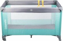 Lionelo Adriaa Art.109448 Turquoise Bērnu manēža - ceļojumu gultiņa