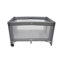 Bebe Basic Travel Cot Art.KX2973 Grey  Манеж-кровать для путешествий