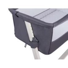 Lionelo  THEO concrete Dark Grey Кроватка для комфортного совместного сна