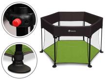 Lionelo Playpen Roel Art.109458 Green Limon Детский манеж c матрасом из  6 частей