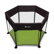 Lionelo Playpen Roel Art.109458 Green Limon Детский манеж c матрасом из  6 частей