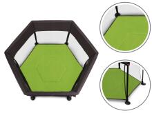 Lionelo Playpen Roel Art.109458 Green Limon Детский манеж c матрасом из  6 частей