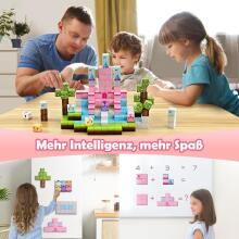 Magnetic Building Blocks Art.109778 Магнитные строительные блоки 3D Кубики Образовательный набор 100 шт