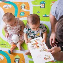 Bbluv Reversible Playmat Art.109834 Bērnu paklājiņš spēlēm  140x100cm