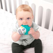 Bbuv Teething Mitten Art.B0150-A Aqua  Прорезыватель для зубов с 3 месяцев
