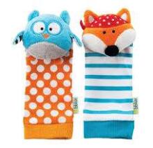 Bbluv Foot Finders Art.B0104 Детские носочки с погремушкой 0-12
