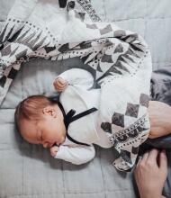 Elodie Details Bamboo Muslin Blanket  Art.103315 Graphic Devotion Bērnu plediņš no bambusa