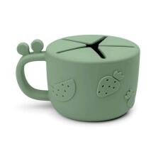 Done by Deer Peekaboo snack cup Raffi Green чашка