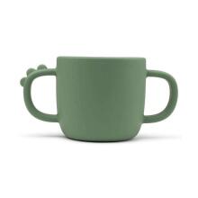 Done by Deer Peekaboo Cup, Green Croco Silikona krūzīte