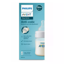Philips AVENT Anti-Colic AirFree SCY 100/01 Pretkoliku barošanas pudelīte jaundzīmušā knupītis 0+ 125ml