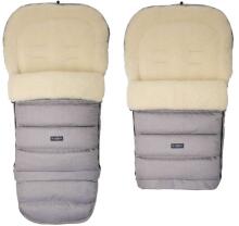 Womar Igrow 4.0 Wool Art.IGW4-011 Melange Light Gray Зимний прогулочный конверт шерстяной в коляску/cанки 106 см