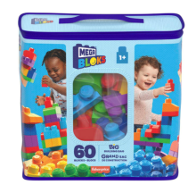 Mega Bloks Building Bag  Art.835077 Konstruktors maziem, 60det.
