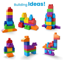 Mega Bloks Building Bag  Art.835077 Konstruktors maziem, 60det.