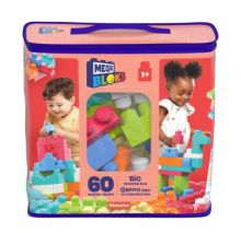 Mega Bloks Building Bag 60pc  Art.835078 Konstruktors maziem,60 det.