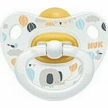 Nuk Happy Kids Art.SU04  Латексная соска размер,6-18 мес.