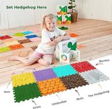 Orto Nature Orthopedic Mat Sets Hengehog Here Art.OTN-S-HGH Многофункциональный напольный коврик из 8 частей
