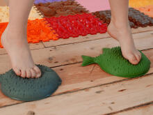 Orto Nature Orthopedic Mat Sets Hengehog Here Art.OTN-S-HGH Многофункциональный напольный коврик из 8 частей