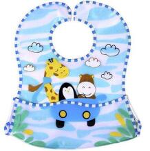 Baby Ono Art.836 Детский Слюнявчик с кармашком фротэ непромокаемый