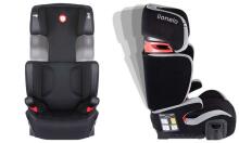 Lionelo Hugo Leather  Art.110489 Black   Детское автокресло ( 15-36 кг )