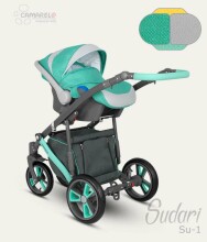 Camarelo Sudari Art.SU-1  Детская универсальная модульная коляска 3 в 1