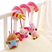 BabyMix Bear Art.43476 Игрушечная спираль для колясок/ кроваток/ автокресел