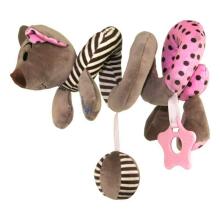 BabyMix Bear Art.43476 Игрушечная спираль для колясок/ кроваток/ автокресел