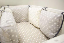 La bebe™ Cotton Borders Set 8 Art.111051 Bed pillows (6 pcs) + bed set 135x100/40x60 (cotton)