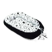 La bebe™ Minky+Cotton Babynest Set Art.106438 Stars Baby cocoon+blanket+pillow