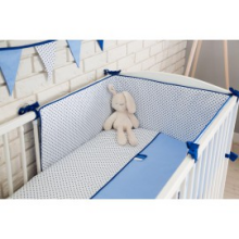 La bebe™ Set 100x135/40x60/170x32 Art.111055 Kokvilnas gultas veļas komplekts no 3 daļam