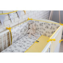 La bebe™ Cotton Borders Set 3 Art.111056 Kokvilnas gultas veļas komplekts no 3 daļam